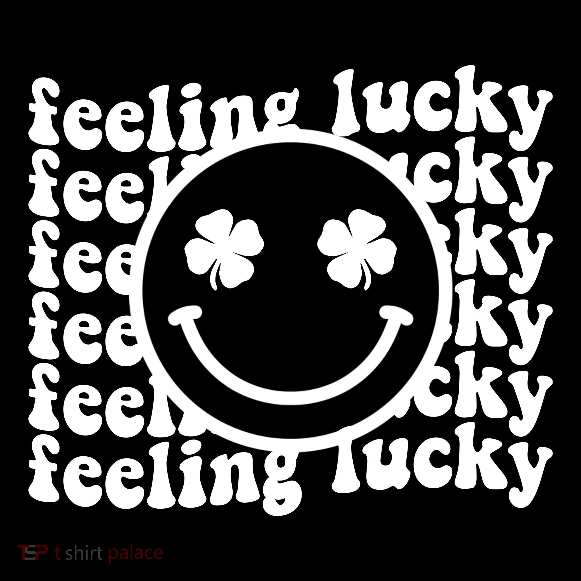 Feeling Lucky Smiley Irish Clover Tote Bag