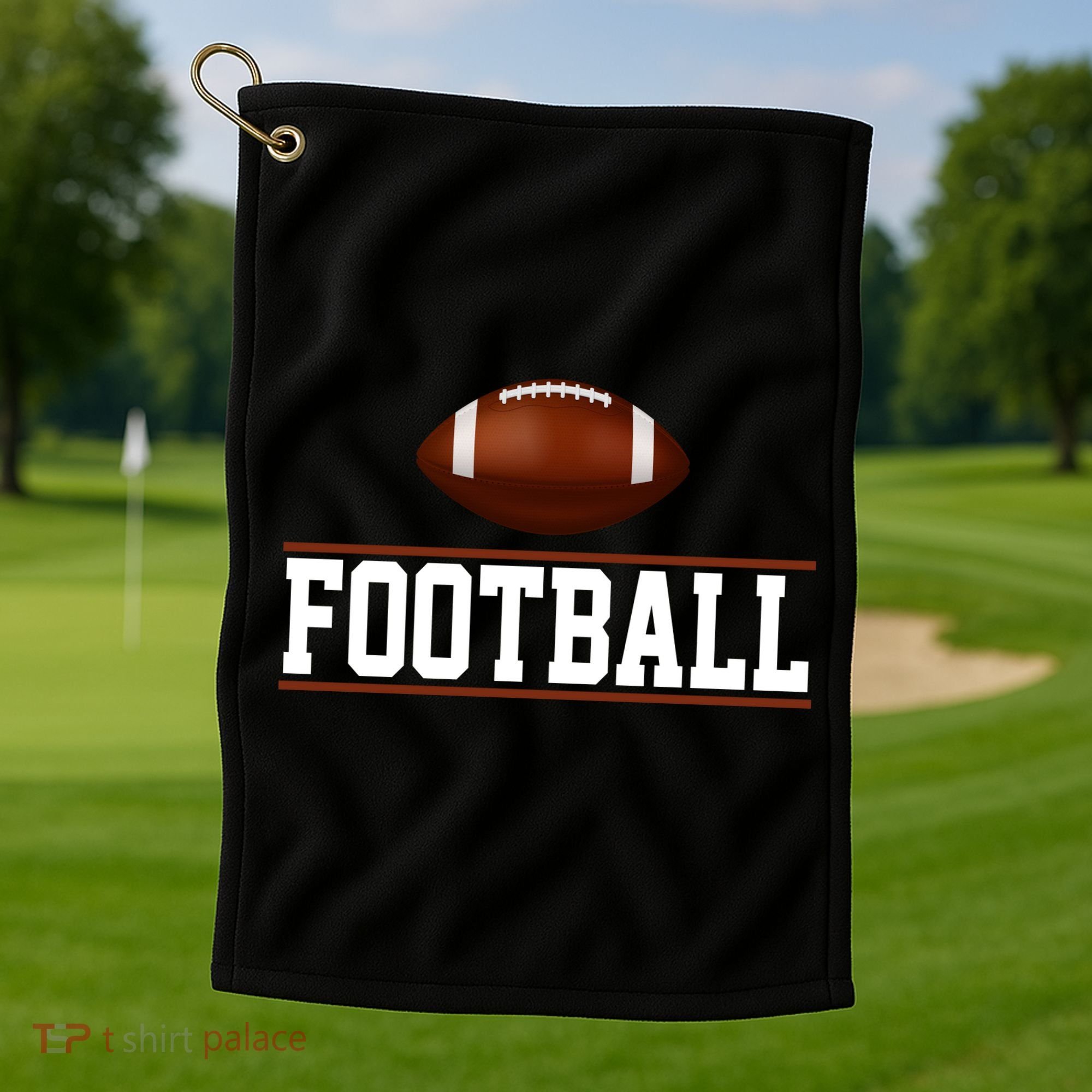 Football Lover Sport Hobby Golf Towel