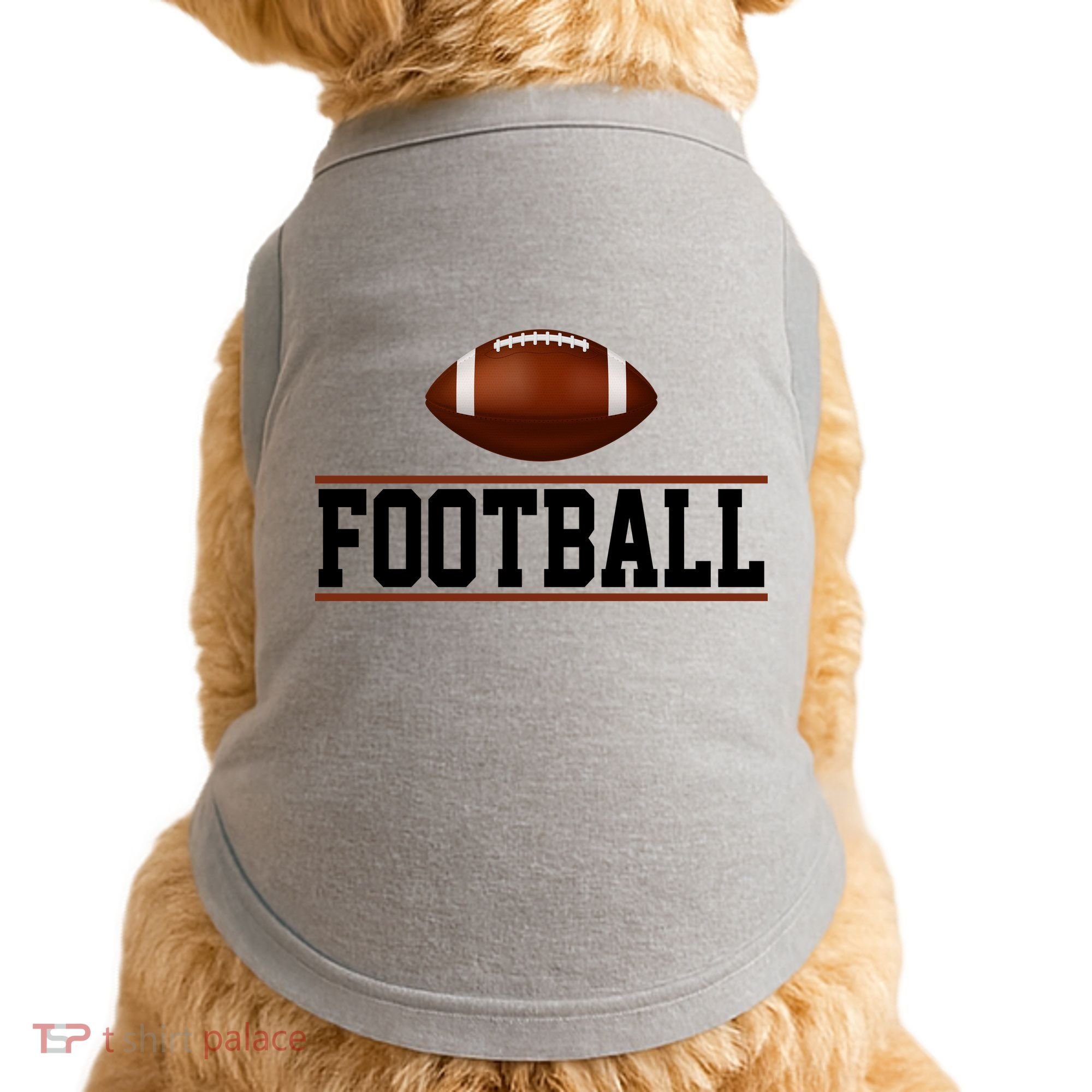 Football Lover Sport Hobby Doggie Tank