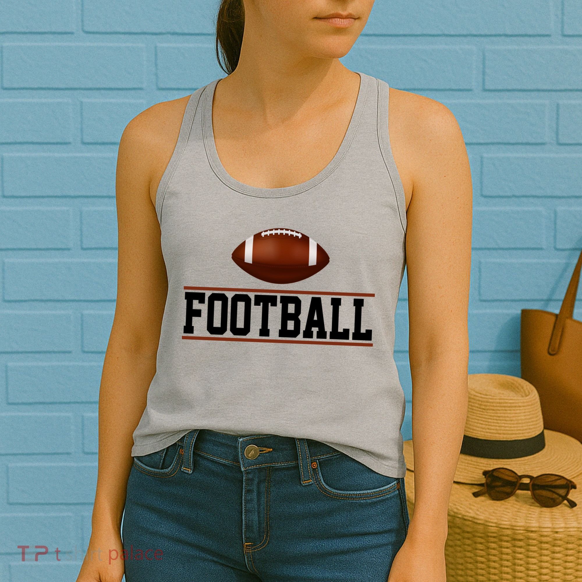 Football Lover Sport Hobby Women's Tank Top