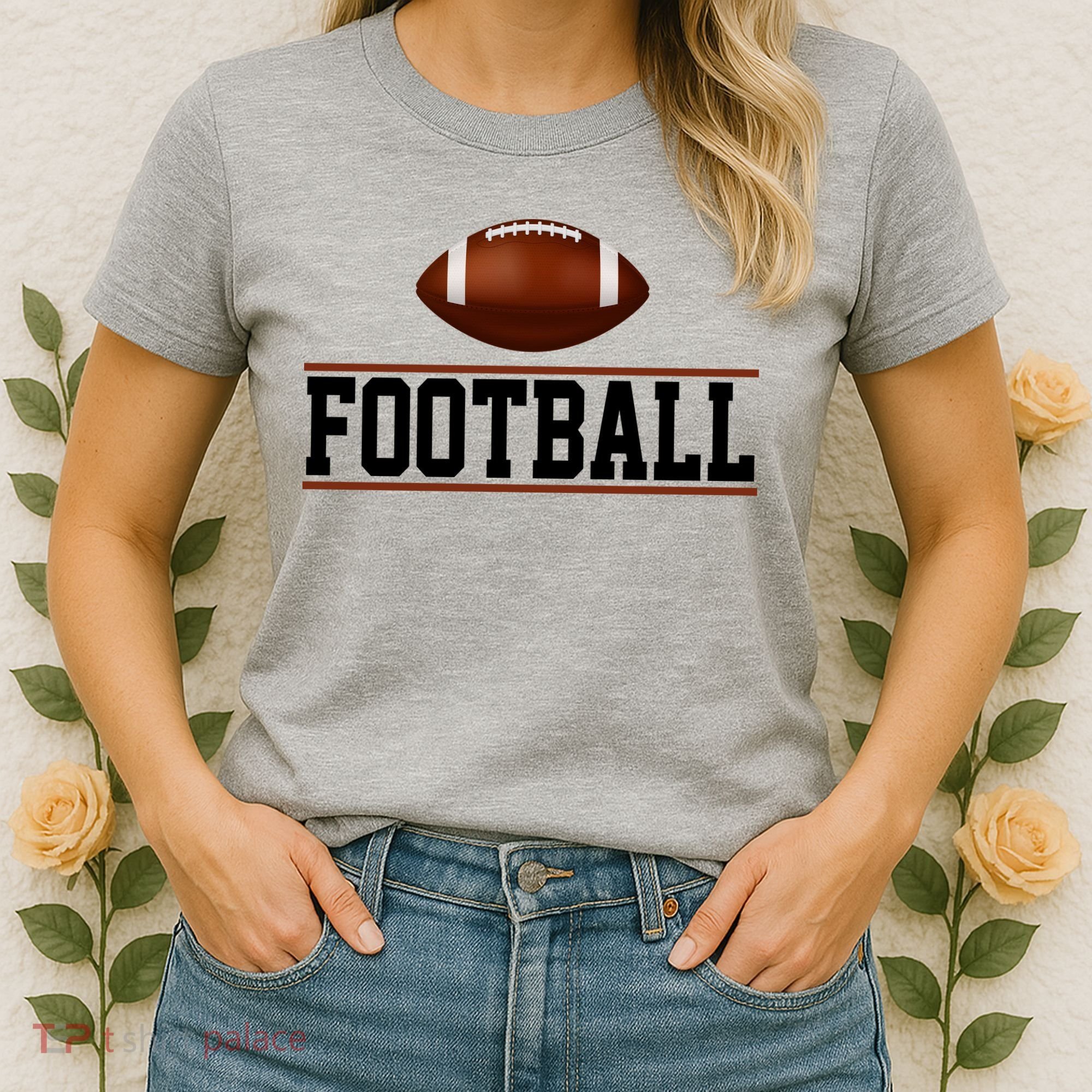 Football Lover Sport Hobby Women's T-Shirt