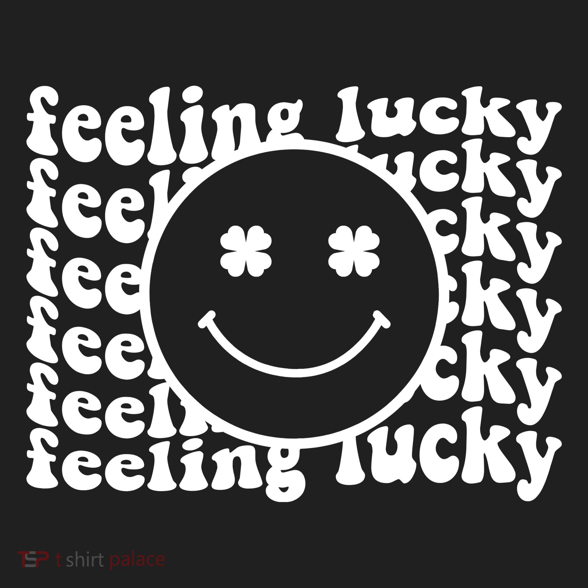 Feeling Lucky St Patricks Day Smile Face Emoji Women's Sweatshirt