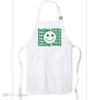 Feeling Lucky St Patricks Day Smile Face Emoji Apron thumb 0