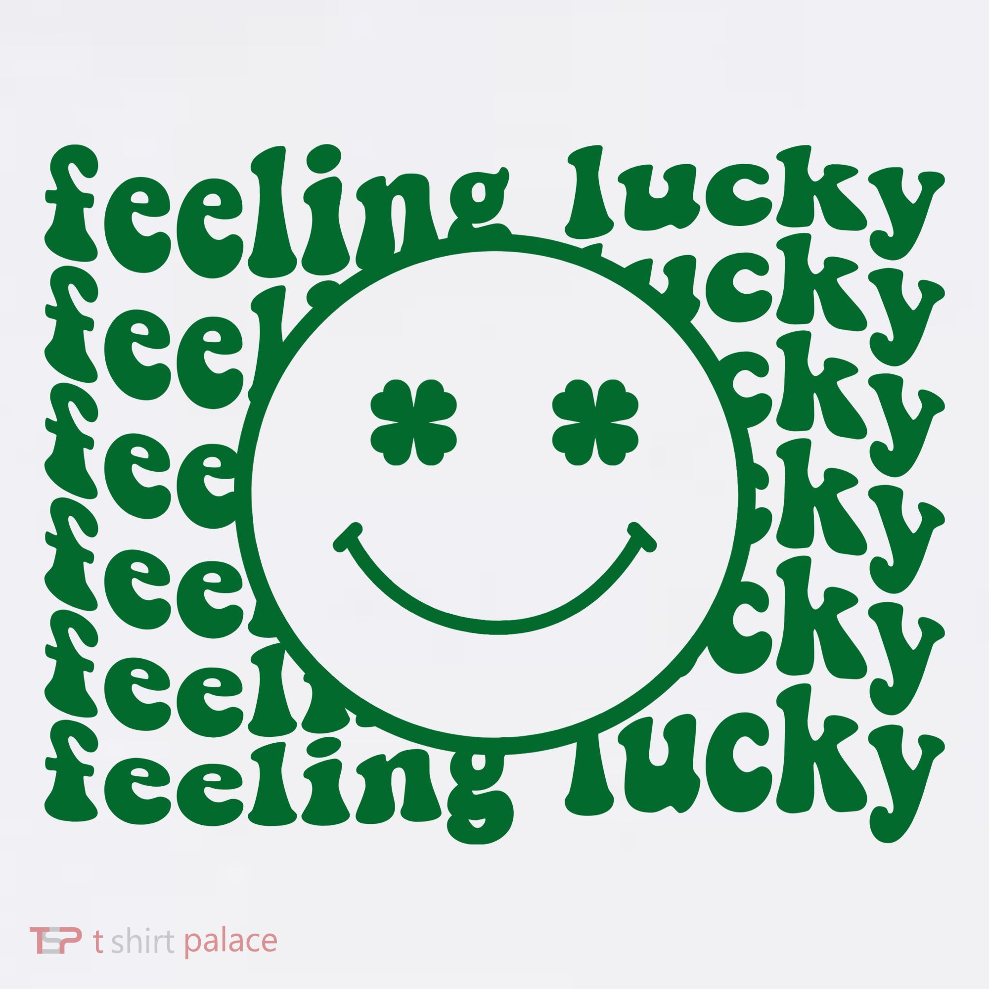 Feeling Lucky St Patricks Day Smile Face Emoji Baby Bodysuit