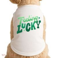 Feeling Lucky St Patrick's Day Festive Doggie Tank thumb 0
