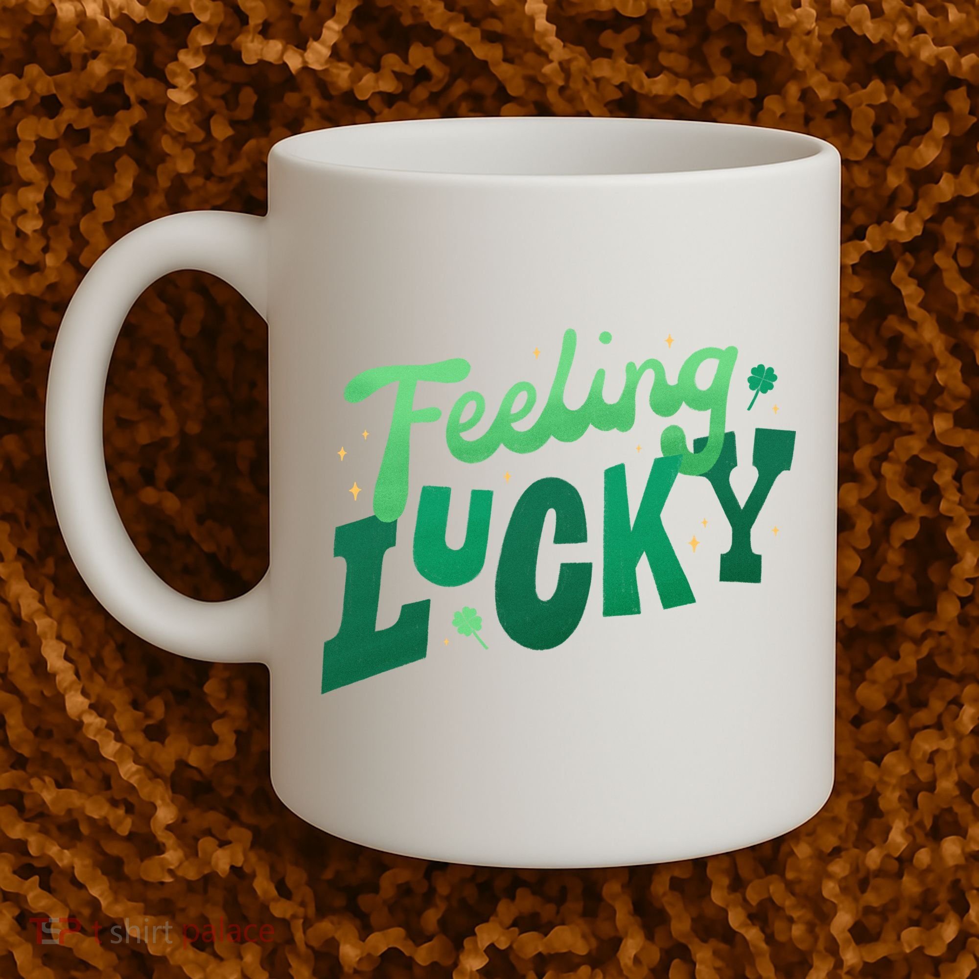 Feeling Lucky St Patrick's Day Festive Coffee Mug