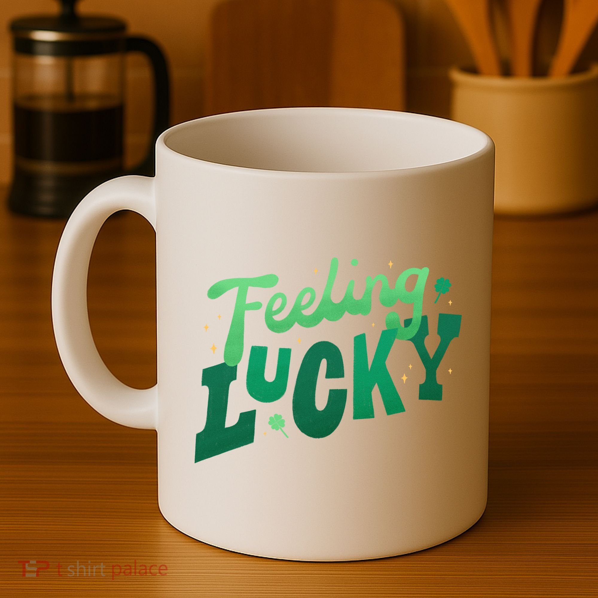 Feeling Lucky St Patrick's Day Festive Coffee Mug