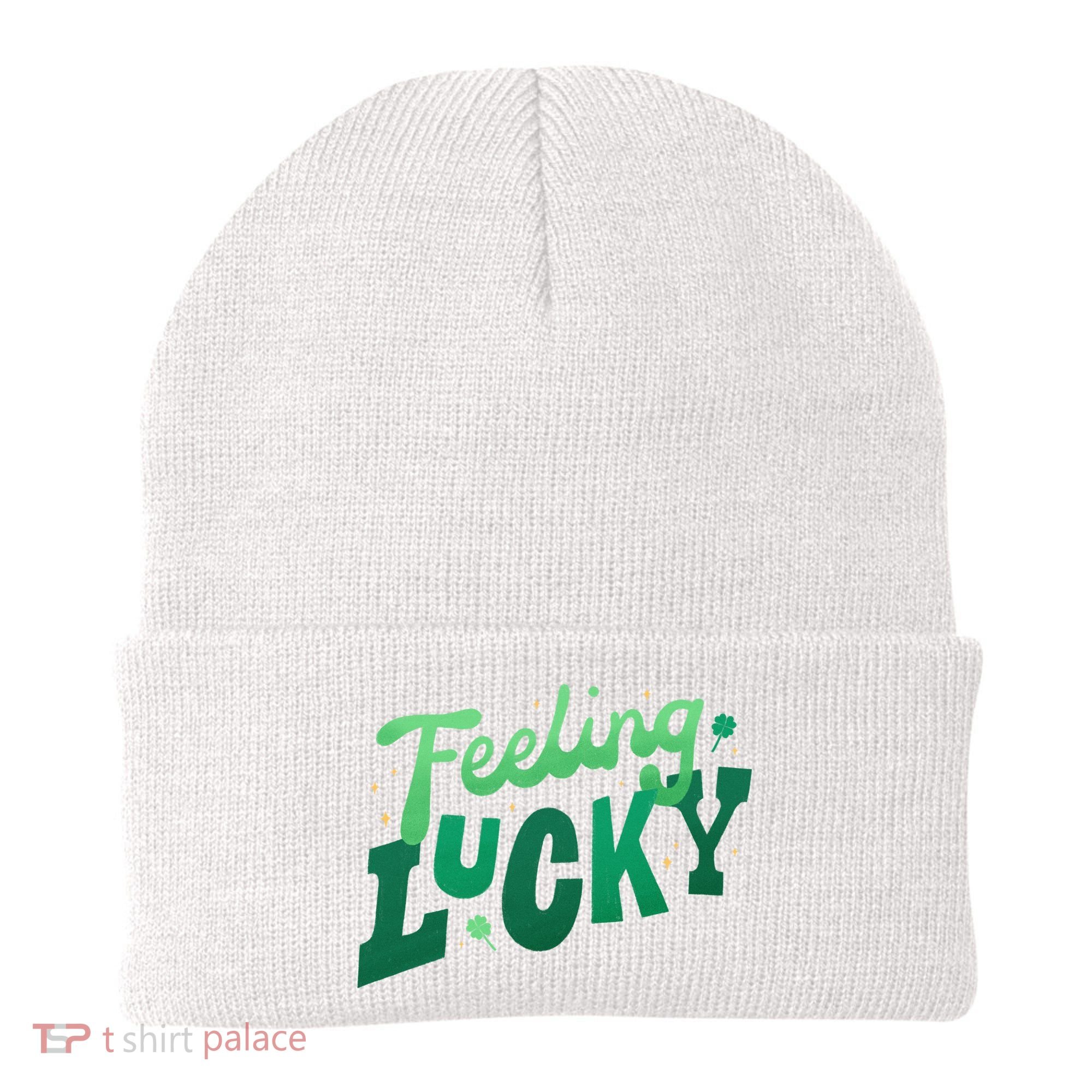 Feeling Lucky St Patrick's Day Festive Beanie