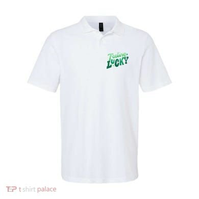 Feeling Lucky St Patrick's Day Festive Polo