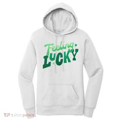 Feeling Lucky St Patrick's Day Festive Women's Hoodie