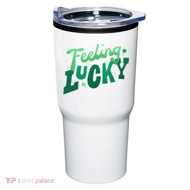 Feeling Lucky St Patrick's Day Festive Tumbler