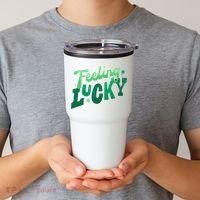 Feeling Lucky St Patrick's Day Festive Tumbler thumb 2