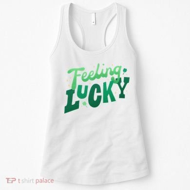 Feeling Lucky St Patrick's Day Festive Women's Tank Top