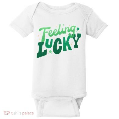 Feeling Lucky St Patrick's Day Festive Baby Bodysuit