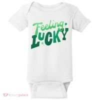 Feeling Lucky St Patrick's Day Festive Baby Bodysuit thumb 0