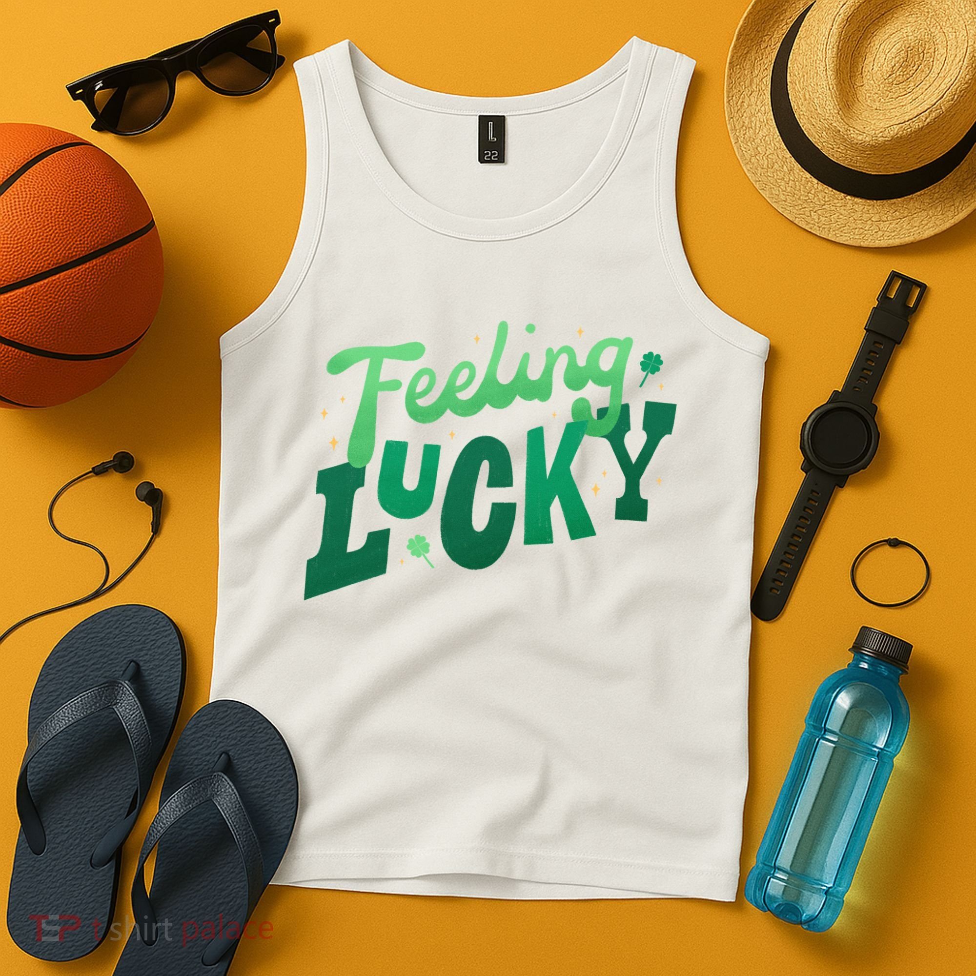 Feeling Lucky St Patrick's Day Festive Tank Top