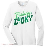 Feeling Lucky St Patrick's Day Festive Women's Long Sleeve Shirt thumb 0