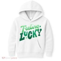 Feeling Lucky St Patrick's Day Festive Kids Hoodie thumb 0