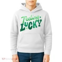Feeling Lucky St Patrick's Day Festive Kids Hoodie thumb 4