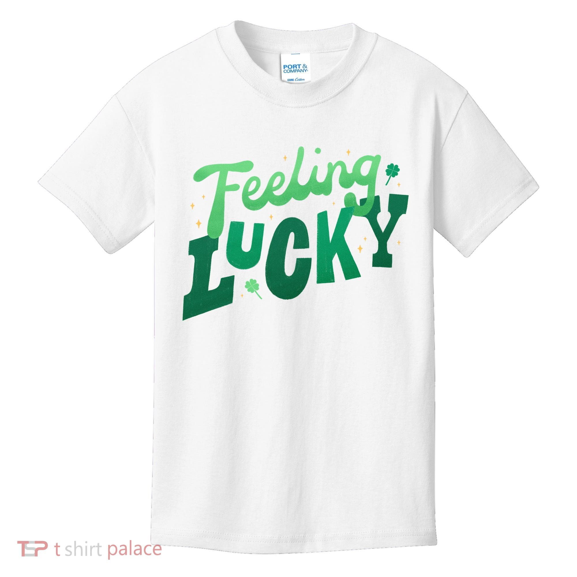 Feeling Lucky St Patrick's Day Festive Kids T-Shirt