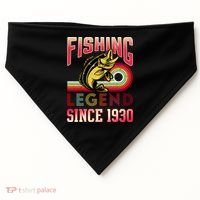 Fishing Legend Since 1930 USA-Made Doggie Bandana thumb 0
