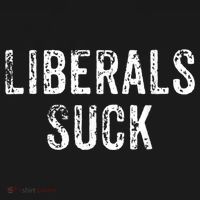 Funny Liberals Suck Shirt | Republican Conservatives Tee Ornament thumb 1