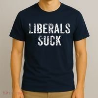 Funny Liberals Suck Shirt | Republican Conservatives Tee T-Shirt thumb 3