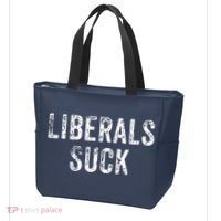 Funny Liberals Suck Shirt | Republican Conservatives Tee Tote Bag thumb 3