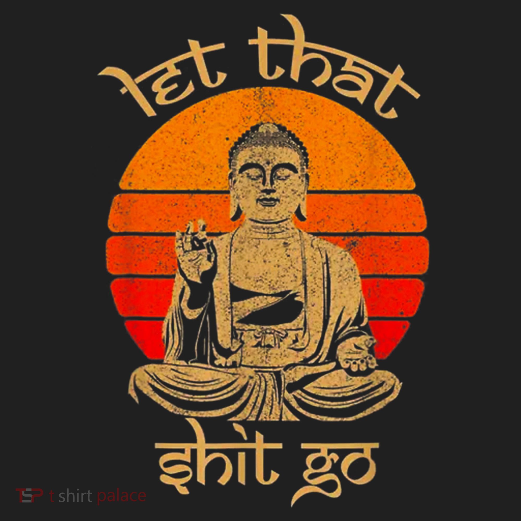Funny Let That Shit Go Buddha Beanie
