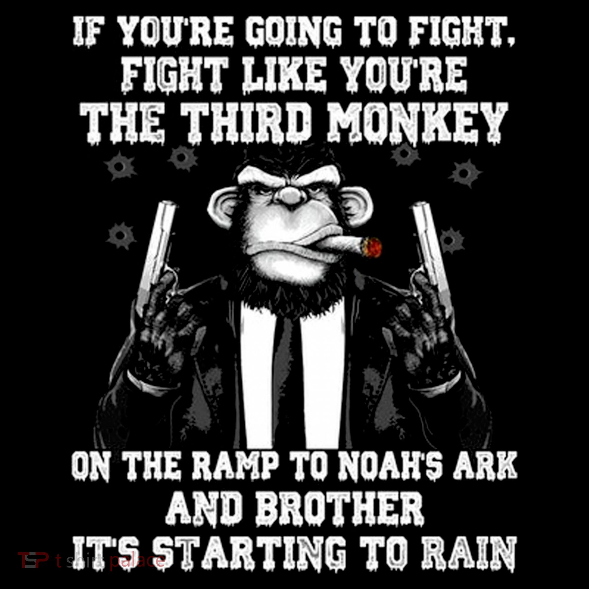 Fight Like The Third Monkey On Noah's Ark Women's Tank Top