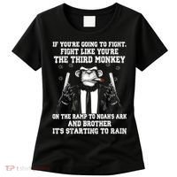 Fight Like The Third Monkey On Noah's Ark Women's T-Shirt thumb 0