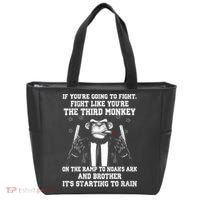 Fight Like The Third Monkey On Noah's Ark Tote Bag thumb 0