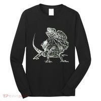 Frilled Lizard Terrarium Motif Reptiles Frilled Lizards Long Sleeve Shirt thumb 0