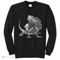 Frilled Lizard Terrarium Motif Reptiles Frilled Lizards Sweatshirt thumb 0
