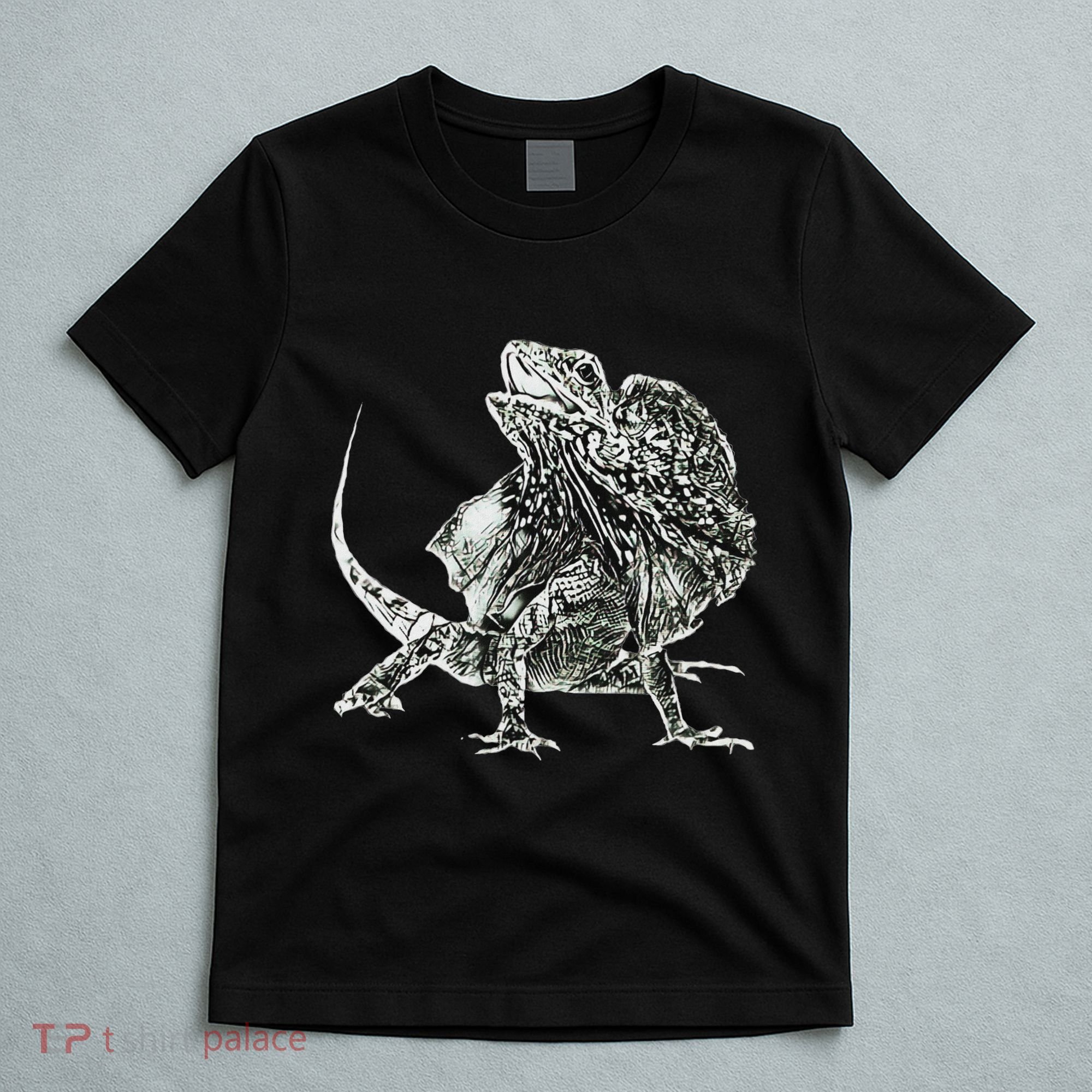 Frilled Lizard Terrarium Motif Reptiles Frilled Lizards T-Shirt