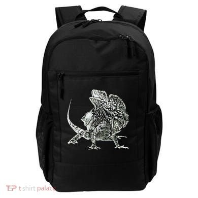 Frilled Lizard Terrarium Motif Reptiles Frilled Lizards Backpack