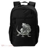 Frilled Lizard Terrarium Motif Reptiles Frilled Lizards Backpack thumb 0