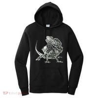 Frilled Lizard Terrarium Motif Reptiles Frilled Lizards Women's Hoodie thumb 0