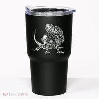 Frilled Lizard Terrarium Motif Reptiles Frilled Lizards Tumbler thumb 0
