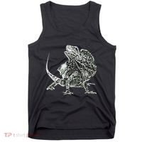 Frilled Lizard Terrarium Motif Reptiles Frilled Lizards Tank Top thumb 0