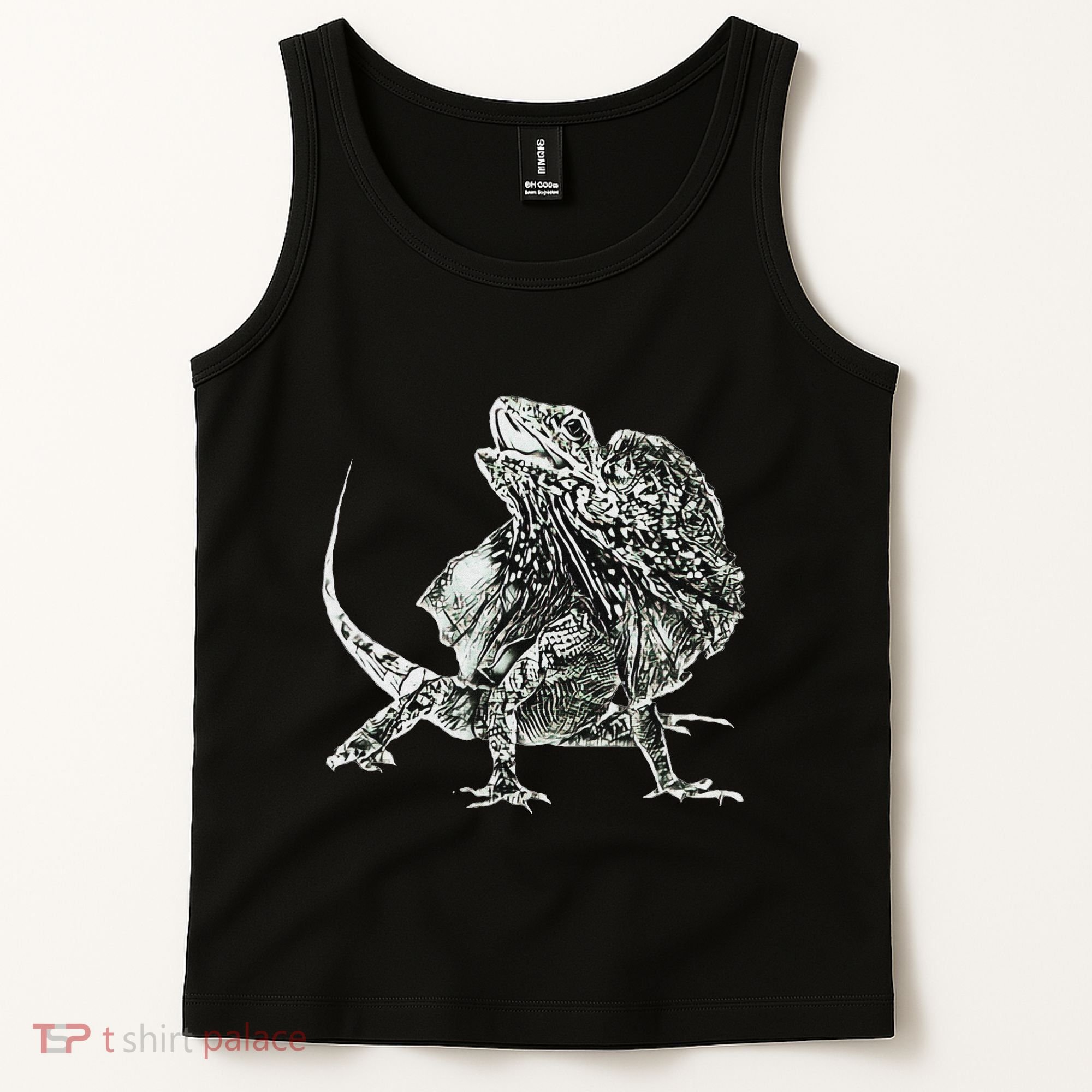 Frilled Lizard Terrarium Motif Reptiles Frilled Lizards Tank Top