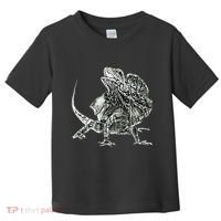 Frilled Lizard Terrarium Motif Reptiles Frilled Lizards Toddler T-Shirt thumb 0