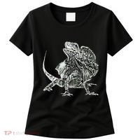 Frilled Lizard Terrarium Motif Reptiles Frilled Lizards Women's T-Shirt thumb 0