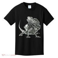 Frilled Lizard Terrarium Motif Reptiles Frilled Lizards Kids T-Shirt thumb 0