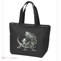 Frilled Lizard Terrarium Motif Reptiles Frilled Lizards Tote Bag thumb 3