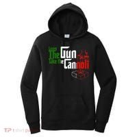 Funny Leave The Gun Take The Cannoli Italian Flag Women's Hoodie thumb 0