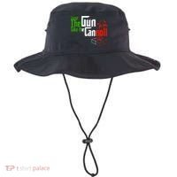 Funny Leave The Gun Take The Cannoli Italian Flag Bucket Hat thumb 0