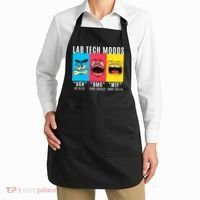 Funny Lab Tech Mood Lab Scientist Lab Week Medical Lab Science Apron thumb 2