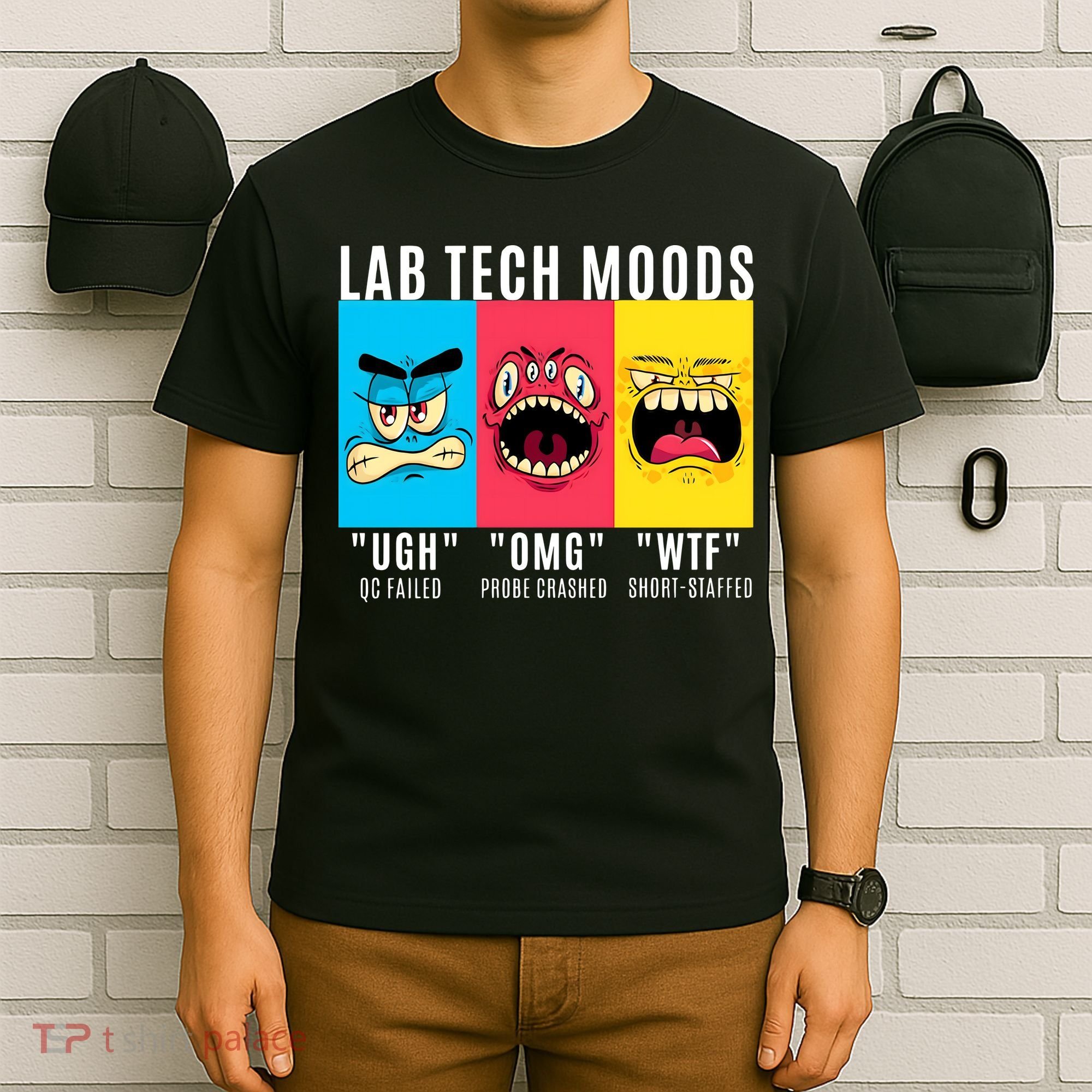 Funny Lab Tech Mood Lab Scientist Lab Week Medical Lab Science T-Shirt
