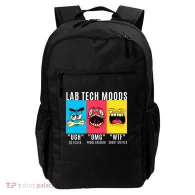 Funny Lab Tech Mood Lab Scientist Lab Week Medical Lab Science Backpack